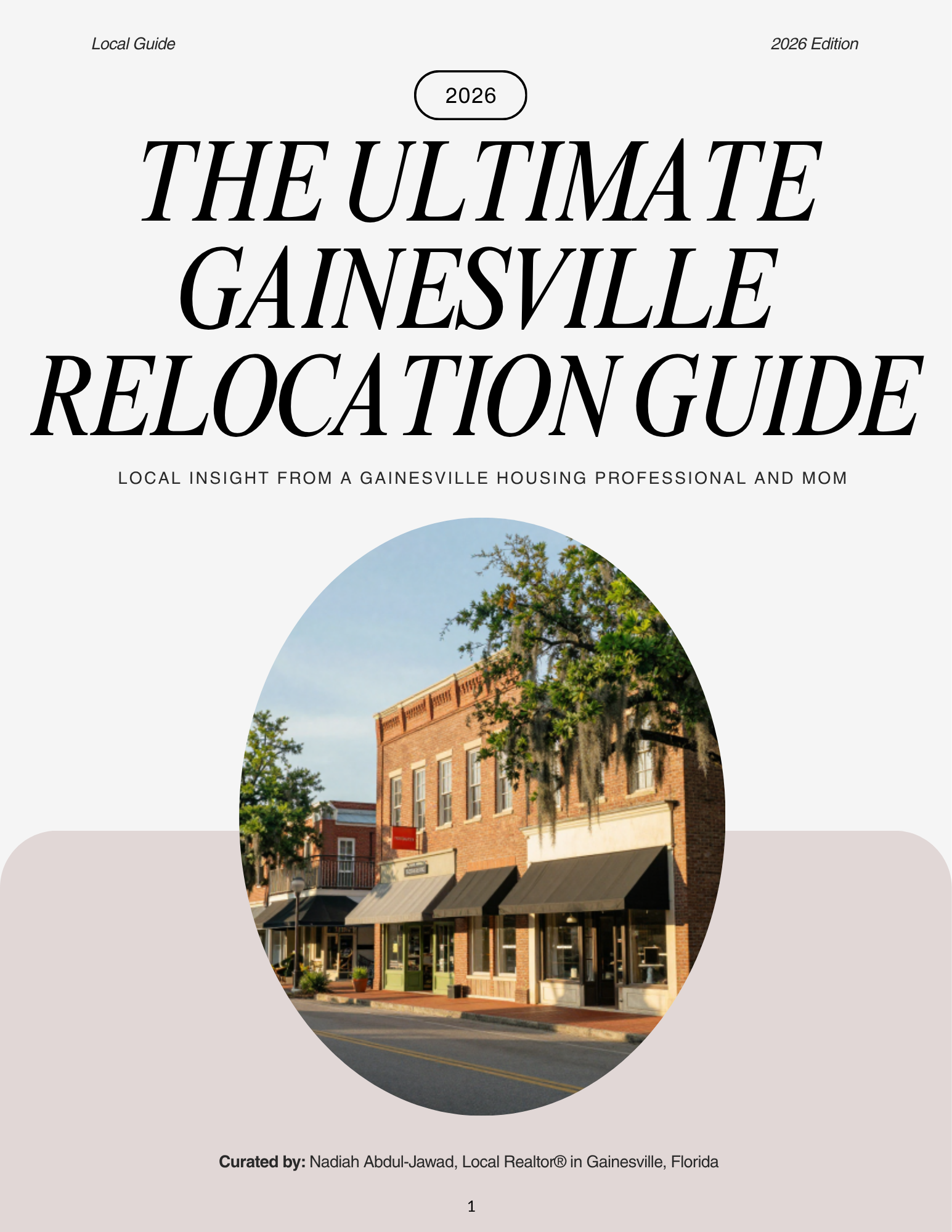 Gainesville Relocation Guide cover